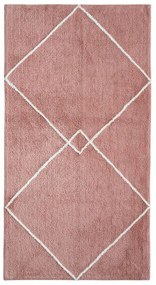 Πατάκι Μπάνιου Veda 14 Rose Kentia 50 X 80 100% Βαμβάκι