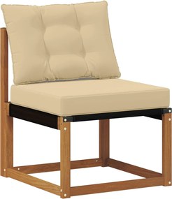 vidaXL Σειρά Καναπέ Εξωτερικού 8 τμχ. Φυσικό και Μπεζ