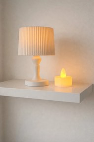 Stewehome Διακοσμητικό φωτιστικό LED κερί Λευκό