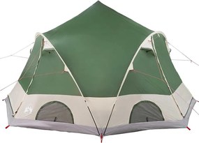 vidaXL Σκηνή Dome 4 Ατόμων 4 ατόμων Πράσινο