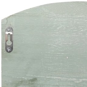 vidaXL Κρεμάστρα Τοίχου Πράσινη 50 x 10 x 34 εκ. Ξύλινη