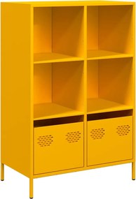 vidaXL Ντουλάπι Μουσταρδί 68x39x103,5 εκ. από Ατσάλι
