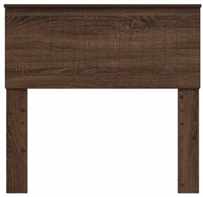 vidaXL Κεφαλάρι με κεφαλάρι Καφέ δρυς 90 cm Επεξεργασμένο ξύλο