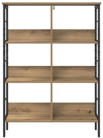 vidaXL Ράφι Βιβλίων Artisan Oak 82 x 32 x 112 εκ. Επεξεργασμένο ξύλο