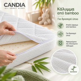 Candia Στρώμα Λίκνου Green Breeze