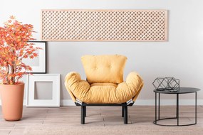 Πολυθρόνα Μουσταρδί NITTA SINGLE 70x95x85