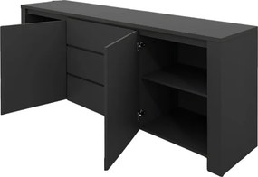 Μπουφές Kalya pakoworld σε ανθρακί απόχρωση 220x49x89.5εκ