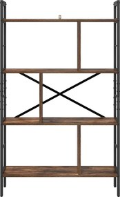 vidaXL Ράφι Βιβλίων 7 επιπέδων 75 x 30 x 123,5 εκ. Επεξεργασμένο Ξύλο