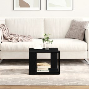 vidaXL Τραπεζάκι Καφέ Μαύρο δρυς 40x40x30 εκ. Κατασκευασμένο ξύλο