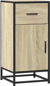 vidaXL Συρταριέρα Sonoma Δρυς 35,5x35x76 εκ. Επεξ. Ξύλο + Μέταλλο