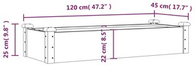 ΖΑΡΝΤΙΝΙΕΡΑ ΥΠΕΡΥΨ. ΜΕ ΕΠΕΝΔΥΣΗ ΚΑΦΕ 120X45X25 ΕΚ. ΜΑΣΙΦ ΕΛΑΤΗ 364287