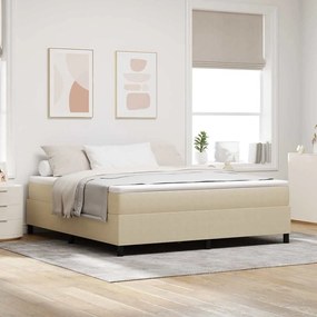 vidaXL Κρεβάτι Box Spring Ανοιχτό Πράσινο Γκρι Σούπερ Κινγκ Από Κορδέλα