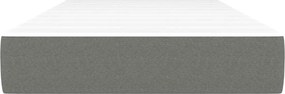 vidaXL Στρώμα με Pocket Springs Μέτριο 120 x 190 cm Γκρι