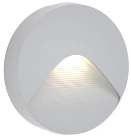 Φωτιστικό τοίχου Horseshoe LED 2W 3CCT Outdoor Wall Lamp Grey D:12.8cmx3cm (80201930) - 80201930 - 1.5W - 20W - 80201930