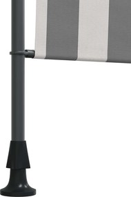 vidaXL Εξωτερικό ρολό Γκρι και Λευκό 120 x 270 cm