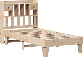 vidaXL Σκελετός Κρεβατιού Χωρίς Στρώμα 100x200 εκ. Μασίφ Πεύκο