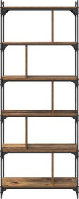 vidaXL Βιβλιοθήκη 5 επιπέδων 76 x 32 x 192 εκ. Επεξεργασμένο Ξύλο