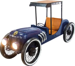 EXTREME INTERIOR DESIGN METAL OLDTIMER WITH WINE RACK 68816