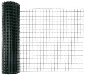 vidaXL Φράχτης με Στήλες. Πράσινο 1.2 x 25 m Ατσάλι