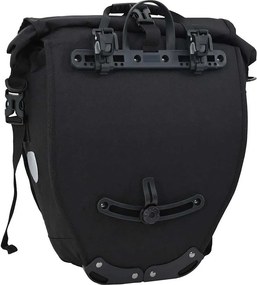 vidaXL Τσάντα Ποδηλάτου Μαύρο 32,5 x 17 x 57 εκ Πολυεστέρας
