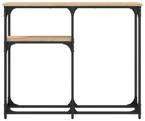 Τραπέζι Κονσόλα Sonoma Δρυς 90x22,5x75 εκ. Επεξεργασμένο Ξύλο - Καφέ