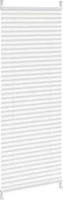 Πλισέ ρόλερ σκίασης 60x100cm Λευκό