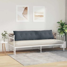 vidaXL Μαξιλάρι Πλάτης Σκούρο Γκρι 200 x 50 x 19 cm