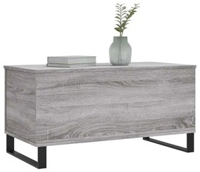 vidaXL Τραπεζάκι Σαλονιού Γκρι Sonoma 90x44,5x45 εκ.Επεξεργασμένο Ξύλο