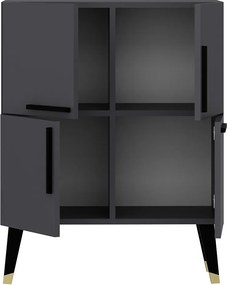 Μπουφές Ανθρακί MAKRO 70x35x90