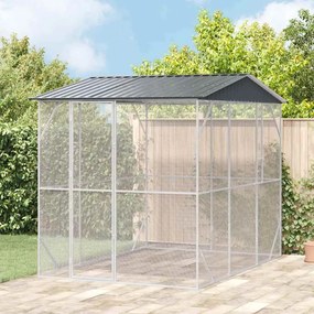 vidaXL Κλουβί Πουλιών Ανθρακί 227 x 310 x 247 εκ