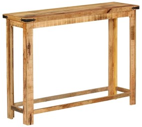 Τραπέζι Κονσόλα 100 x 30 x 75 εκ. από Μασίφ Ξύλο Μάνγκο - Καφέ