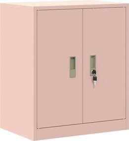 vidaXL Ντουλάπι αποθήκευσης Ροζ 60 x 40 x 70 εκ. Ατσάλι