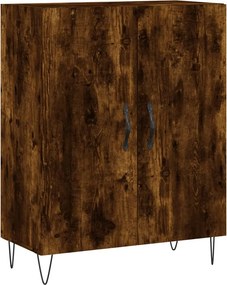 vidaXL Ντουλάπι Καπνιστή Δρυς 69,5x34x180 εκ. από Επεξεργασμένο Ξύλο