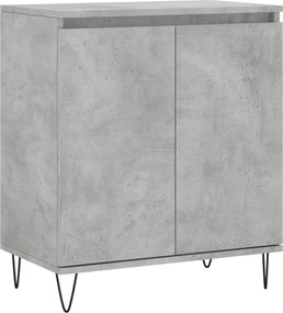 vidaXL Ντουλάπι Γκρι Σκυροδέματος 60x35x70 εκ. Επεξεργασμένο Ξύλο