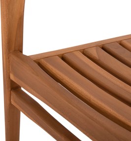 ΠΟΛΥΘΡΟΝΑ BOZZY HM9935 ΜΑΣΙΦ ΞΥΛΟ TEAK ΣΕ ΦΥΣΙΚΟ 58x61x80,5Υ