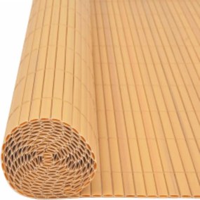 vidaXL Περίφραξη Κήπου Διπλής Όψης Κίτρινη 110 x 300 εκ.