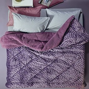 Κουβερτοπάπλωμα Vaila 42 Mauve Kentia King Size 260x230cm Silicon Fiber