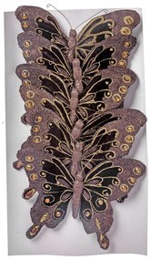 JΚ Home Décor - Πεταλούδα Καφέ S/6