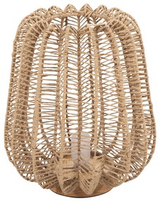 ΕΠΙΤΡΑΠΕΖΙΟ ΦΩΤΙΣΤΙΚΟ HM4350 ΜΕΤΑΛΛΟ ΜΕ PAPER ROPE ΣΕ ΦΥΣΙΚΟ Φ29Χ34Υεκ.