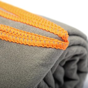 Πετσέτα Γυμναστηρίου (50x80) Dimcol Quick Dry Grey-Orange