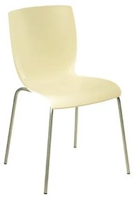 Καρέκλα Μεταλλική-Πλαστική Μπεζ Mio J&amp;M Home 47x50x80εκ. ISI046/1B