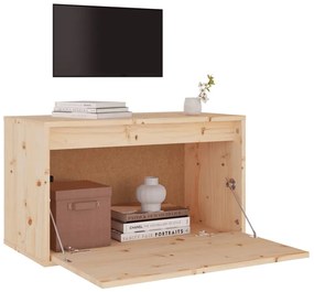 vidaXL Ντουλάπι Τοίχου 60 x 30 x 35 εκ. από Μασίφ Ξύλο Πεύκου