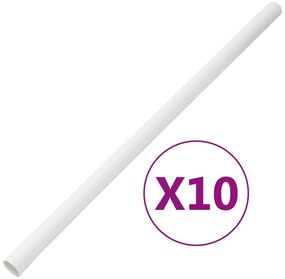 vidaXL Κανάλι Καλωδίων με Κλιπ Ø30 χιλ. 10 μ. από PVC