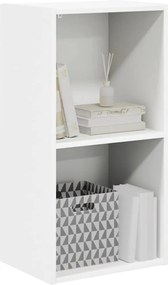 vidaXL Βιβλιοθήκη Λευκό 40x30x76,5 cm Ξύλινη κατασκευή