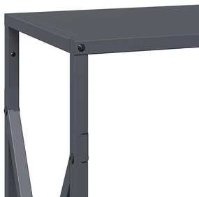 Ράφι για καυσόξυλα Ανθρακί 34x25x70 cm Ατσάλι ψυχρής έλασης 864321