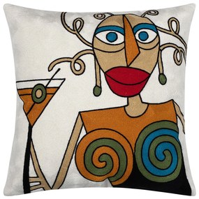 Διακοσμητική Μαξιλαροθήκη (45x45) Silk Fashion Polygazok14