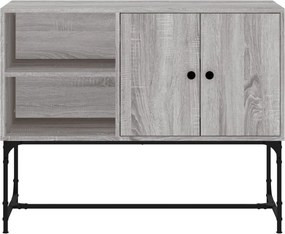 vidaXL Ντουλάπι Γκρι Sonoma 100x40x79,5 εκ. από Επεξεργασμένο Ξύλο