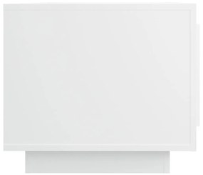 vidaXL Τραπεζάκι Σαλονιού Λευκό 102x50x45 εκ. από Επεξεργασμένο Ξύλο
