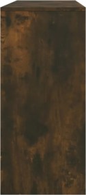 vidaXL Τραπέζι Κονσόλα Καπνιστή Δρυς 100x35x76,5 εκ. Επεξ. Ξύλο