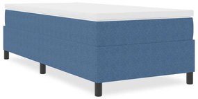 vidaXL Κρεβάτι με ελατήρια Μπλε 80 x 200 cm Βελούδο